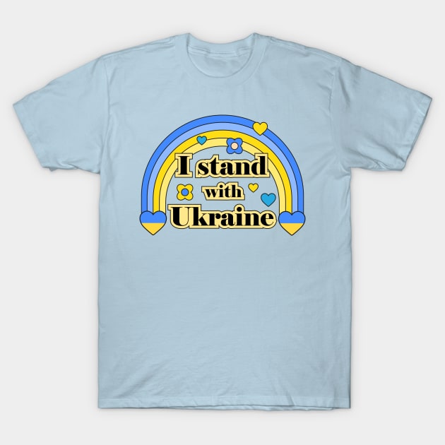 I stand with Ukraine T-Shirt by grafart